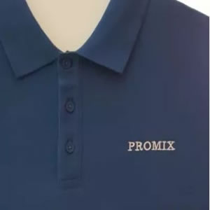 Golf shirt with corporate branding